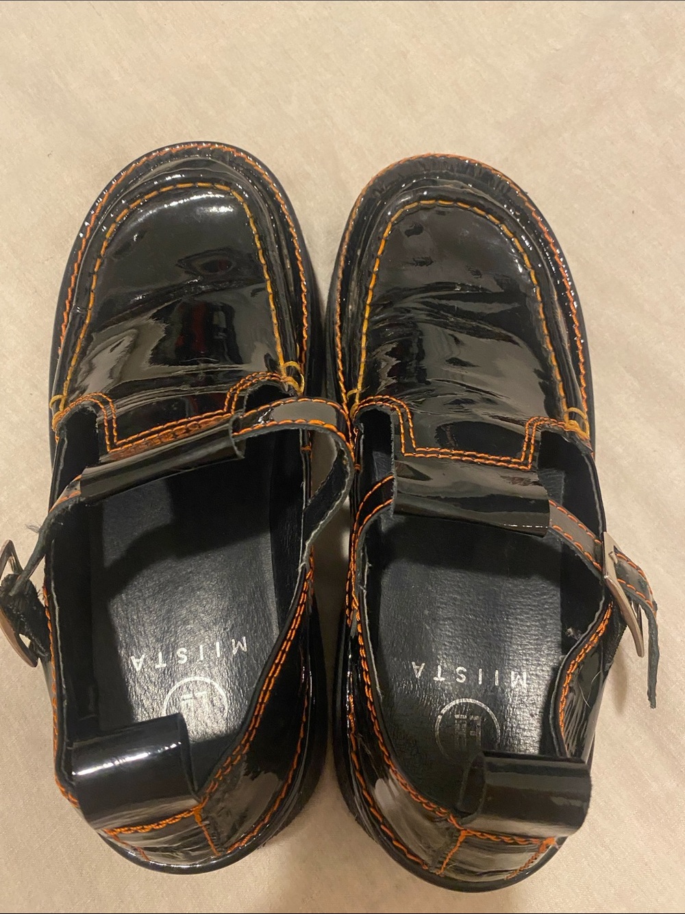 Miista E8 Cathy black loafers brogues size 40 - Picture 6 of 6